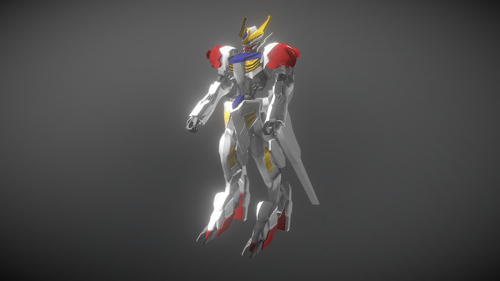 Gundam Barbatos 3D Model