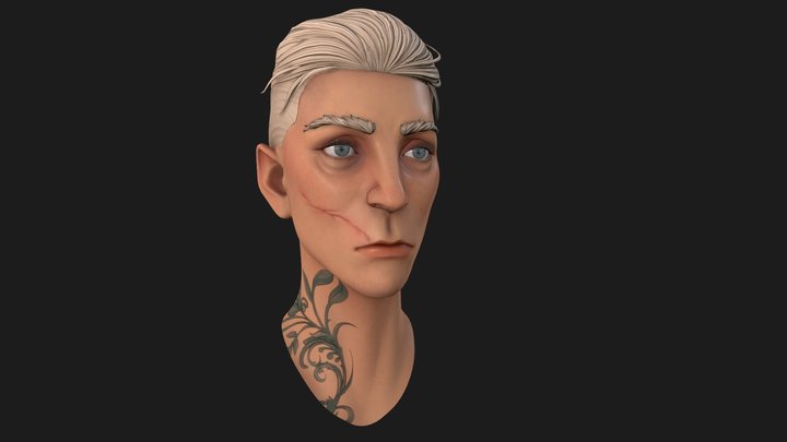Real-Time Head [Character Creation] 3D Model