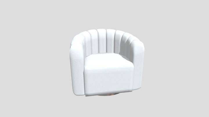 Muwanga Snow White Soft Sofa 3D Model
