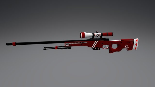 Awp Crazy Trap Zx Elite By Mrdarkwalker666 3D Model