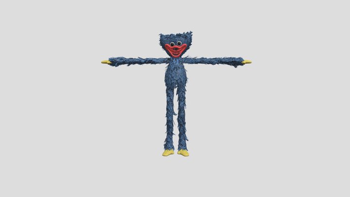 Huggy Wuggy 3D Model