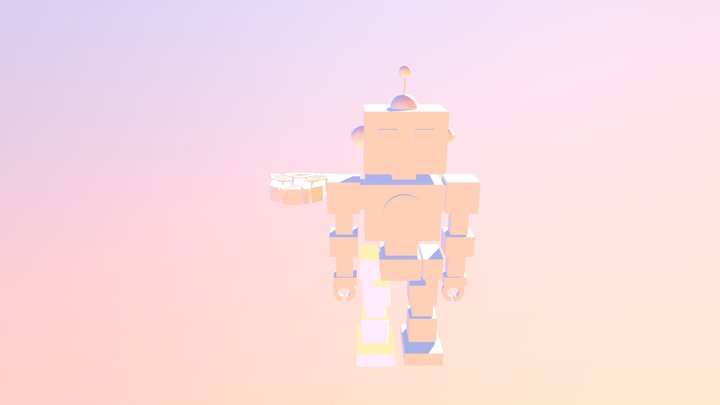Robot and transformer logo 3D Model