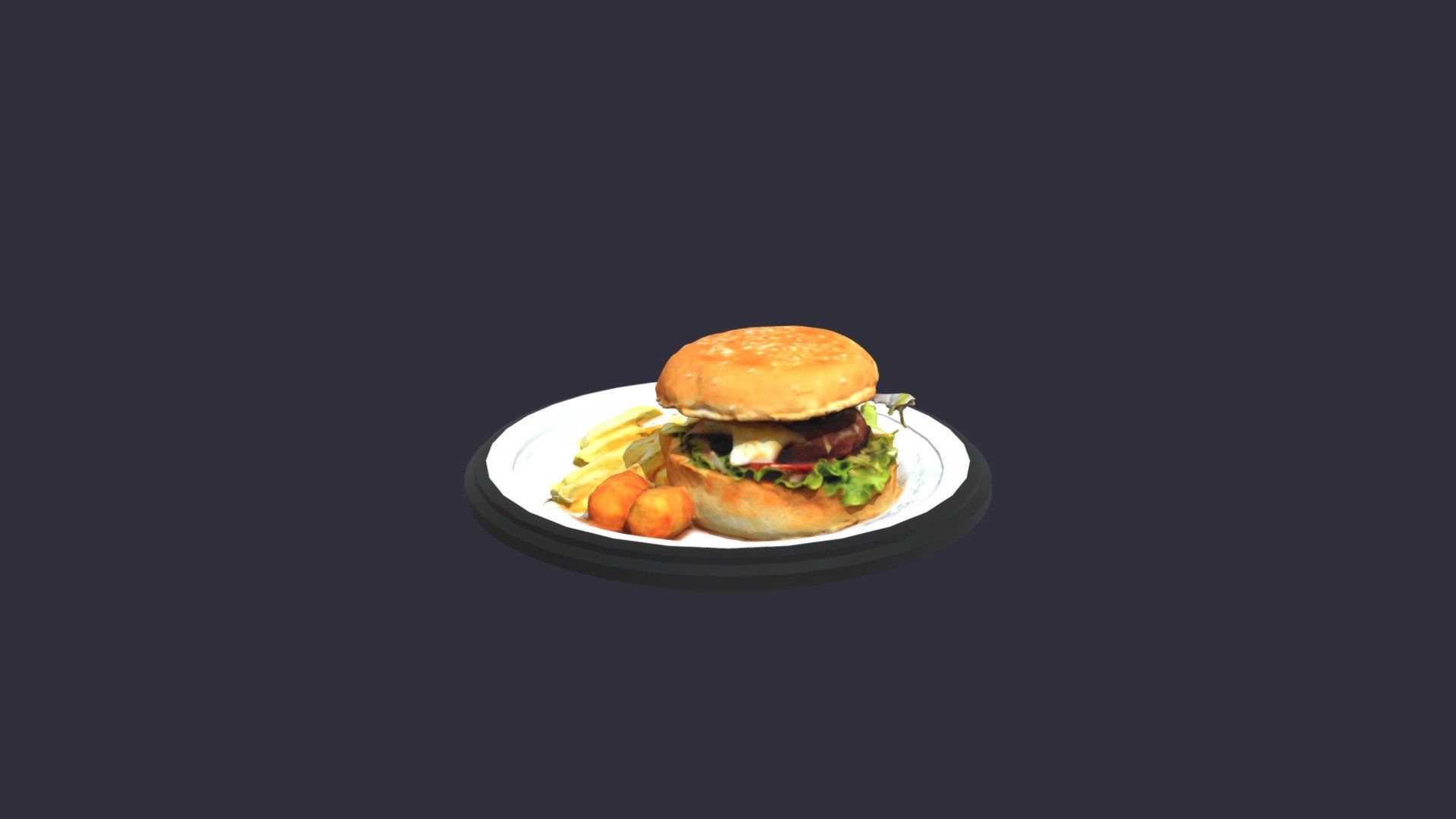 Burgerwithballsandfries
