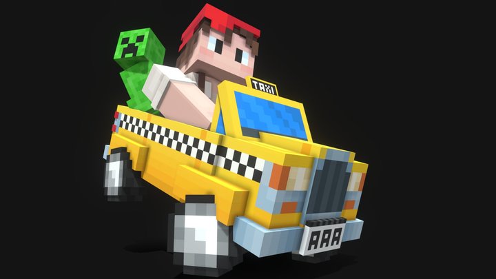 CPM GARAGE - Taxi Mount 3D Model