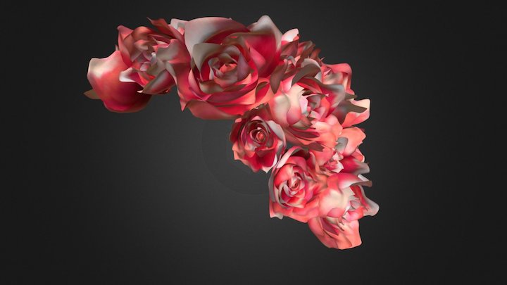 Annalye's Rose Headband 3D Model