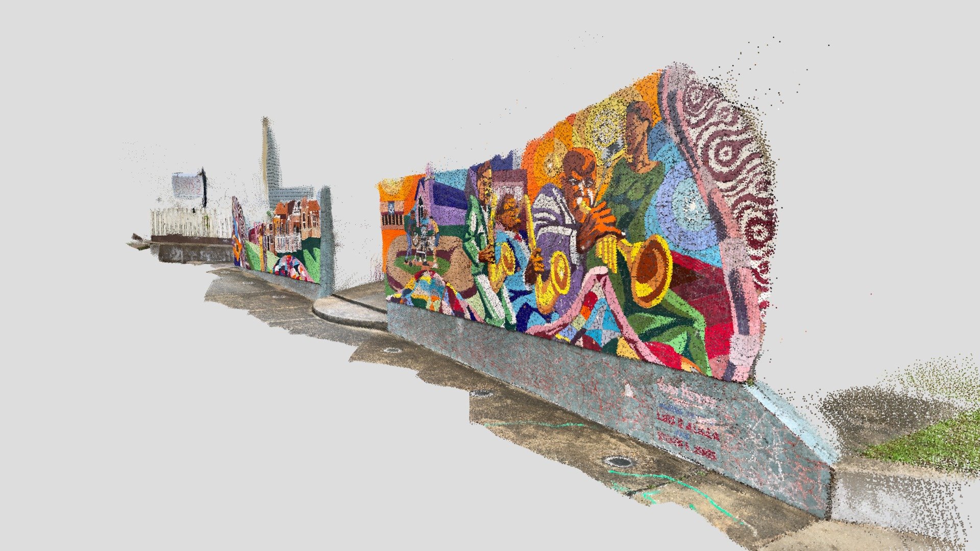 Mosaic Mural 3D Scan