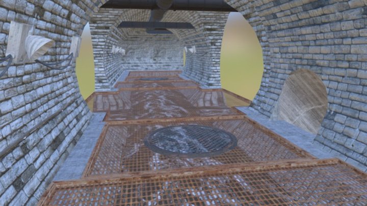 Alcantarilla completa 3D Model