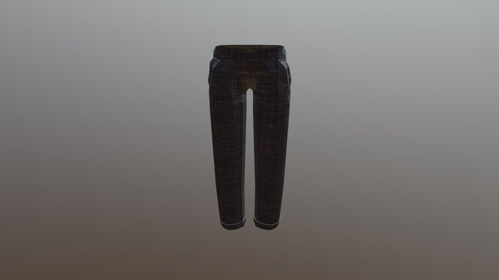 man pants 3D Model
