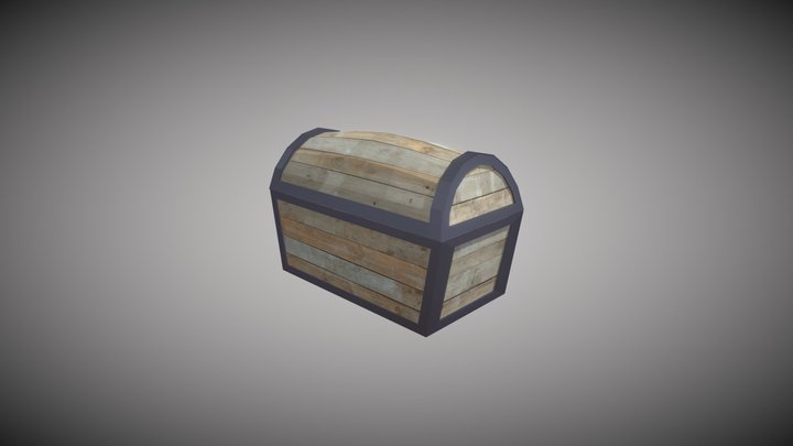 Treasure Chest 3D Model