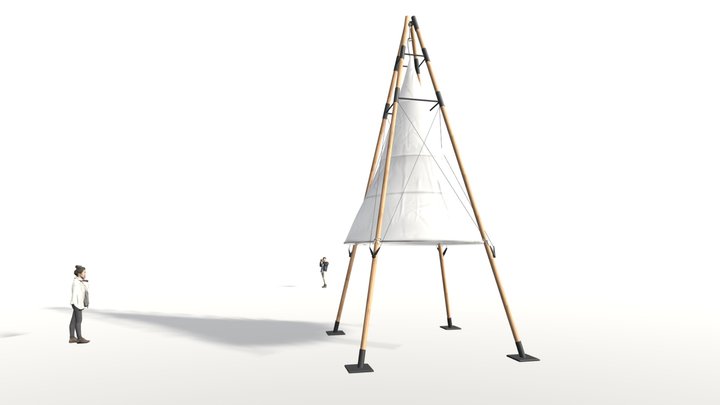tent-high 3D Model