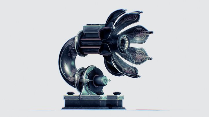 Emotional Gramophone 3D Model