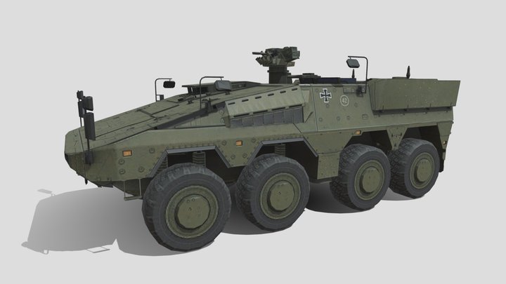 GTK BOXER ARMORED PERSONNEL CARRIERS – Gratis 3D-model STL