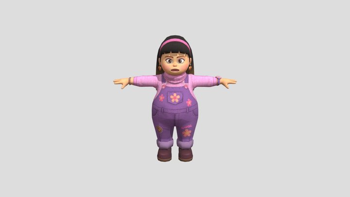PC Computer - Disney Magic Kingdoms - Abby 3D Model