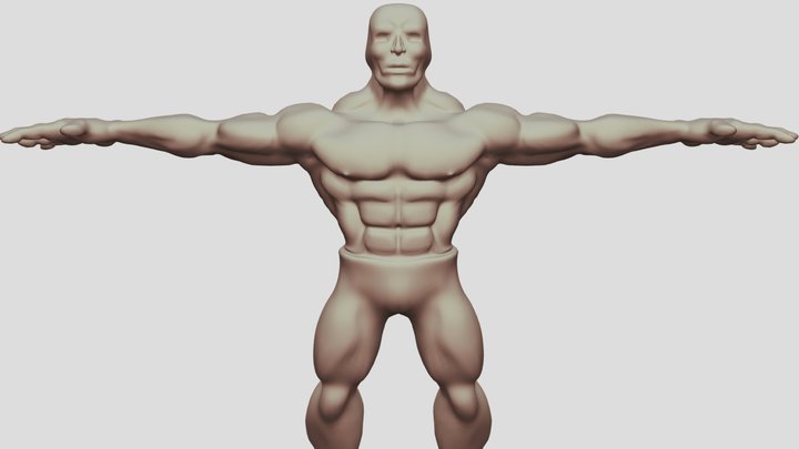 Muscle man 3D Model