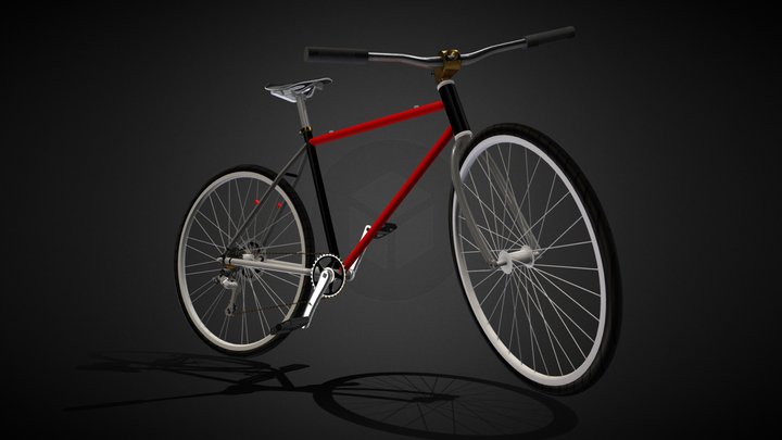 Rigid Bike [Touring Bike] 3D Model