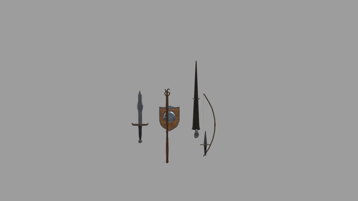 Frangos 6 Props 3D Model