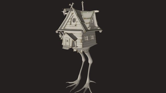 The Hut On The Fowl's Legs 3D Model
