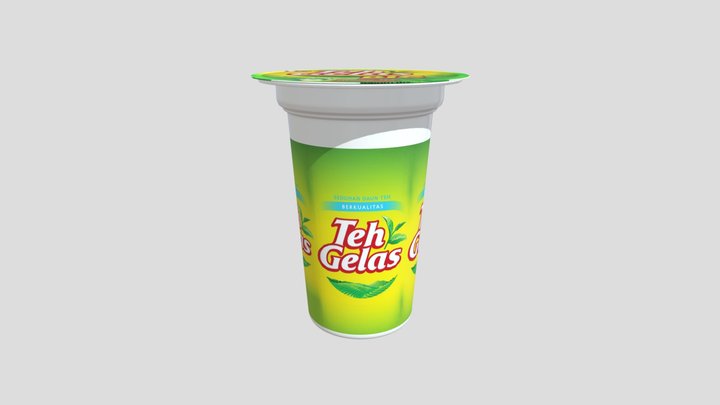 Teh gelas 3D Model