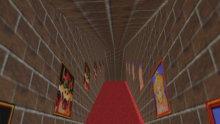 Nintendo 64 - Super Mario 64 - Peach's Castle -