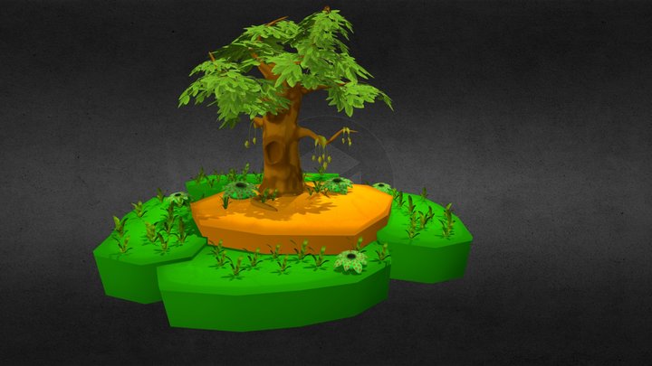 Fantasy Jungle 3D Model