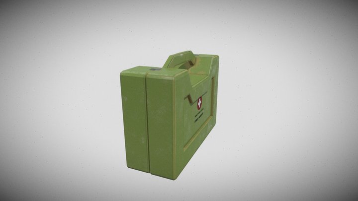 3D Army First Aid Kit – Game-Ready Medical Prop 3D Model