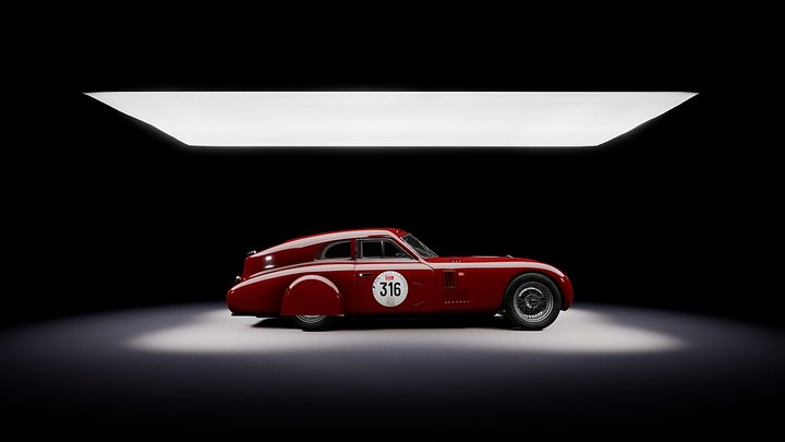 1947 Cisitalia 202 SMM 3D Model