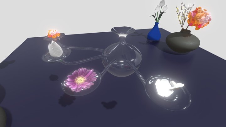 Floralis Alquimic AMA 3D Model