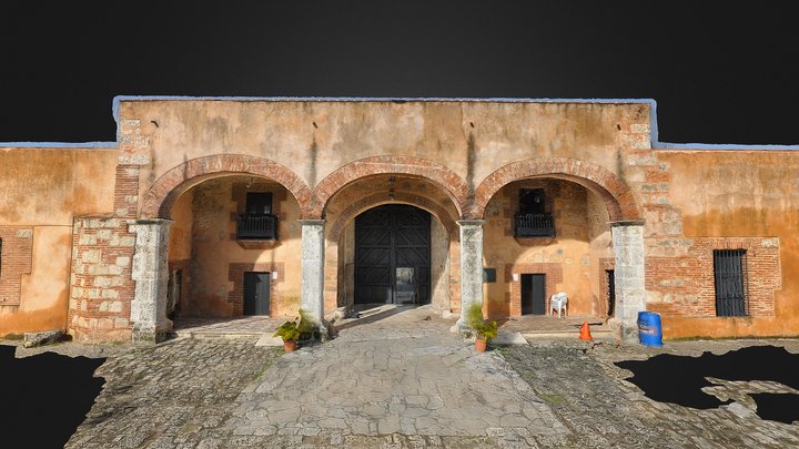Fortaleza Ozama Arco 3D Model
