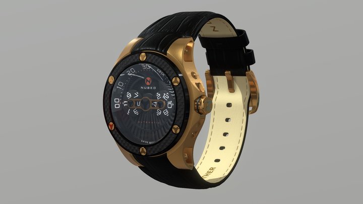 Nubeo 6007 - Watch 3D Model