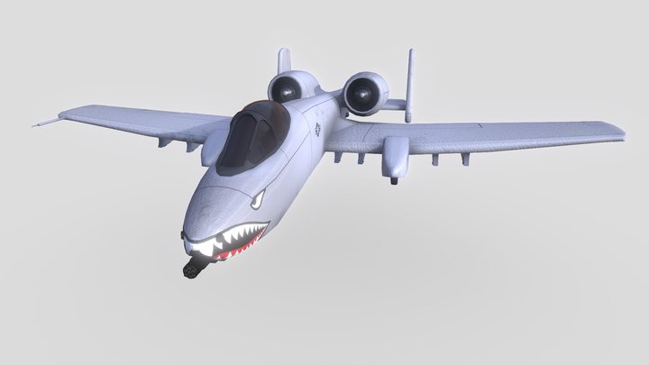 A-10 Warthog Revision 2 3D Model