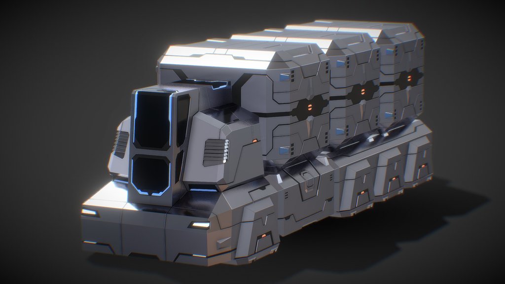 FREE Sci-Fi vehicle 005 - public domain (CC0)