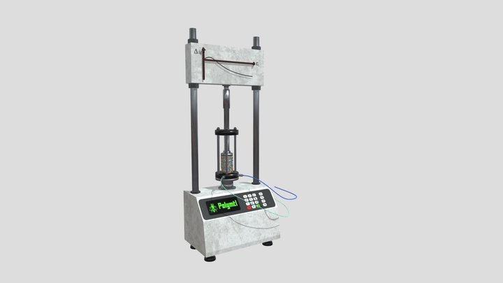 Triaxial test - CU Loading 3D Model