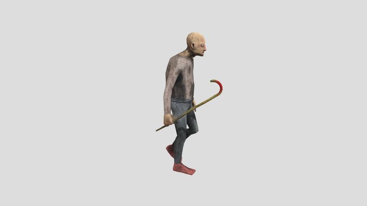 Frozen Grandpa (2) 3D Model