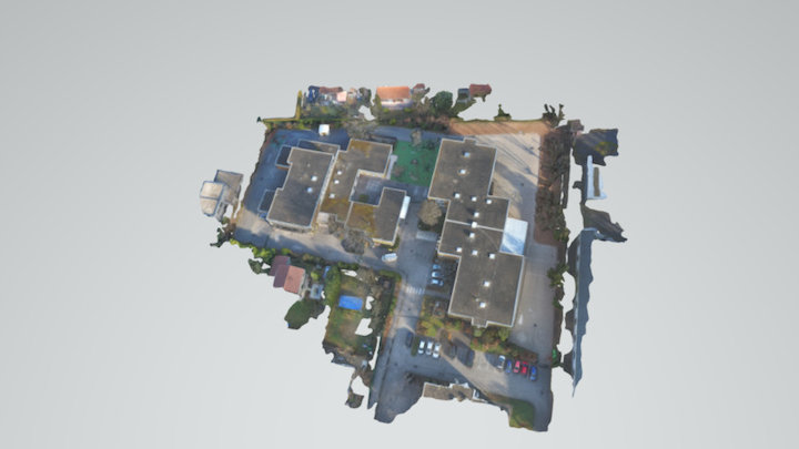 Ecole Jean Jaures Final Simplified 3d Mesh