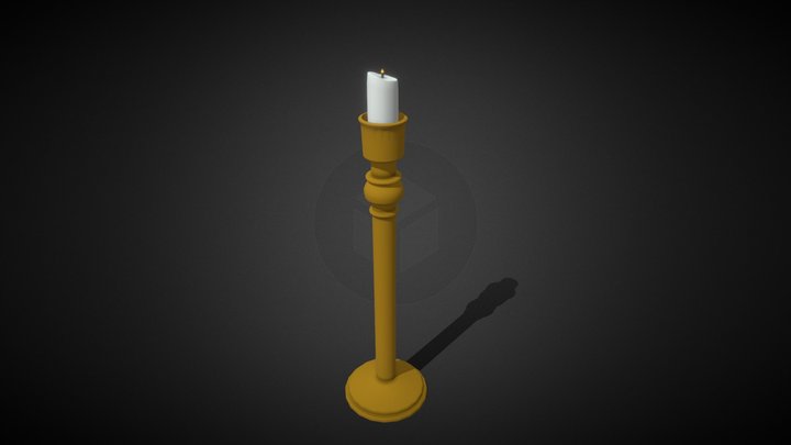 Candelabro ==  Candle holder 3D Model