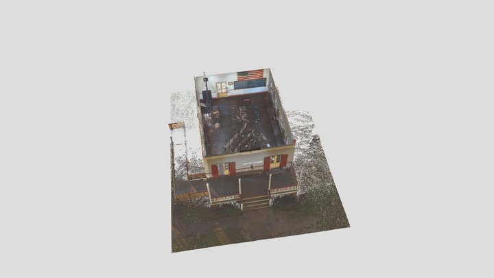 Schoolhouse 3D Model