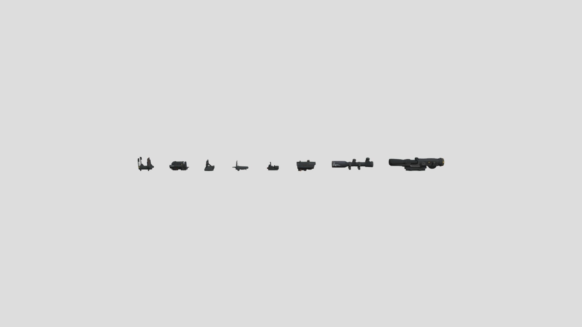 Call of Duty: Advance Warfare - Iron Sight - Download Free 3D model by ...