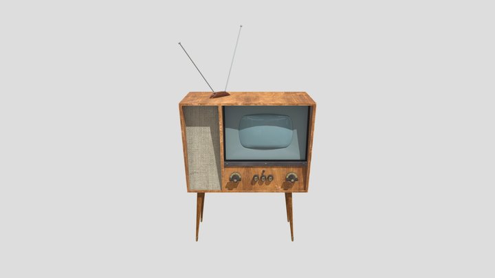 tv old 3D Model