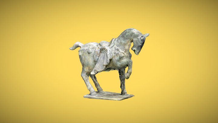 Horse Sculpture 3D Model
