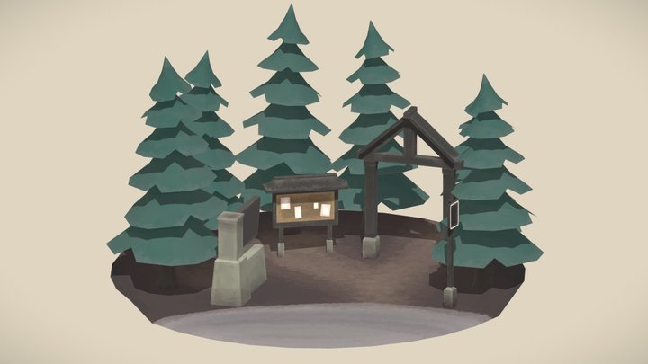 Forest Park Asset Set | Stylized Toon Assets