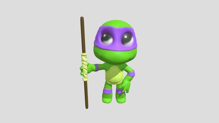 Teenage Mutant Ninja Turtles Donatello 3D Model