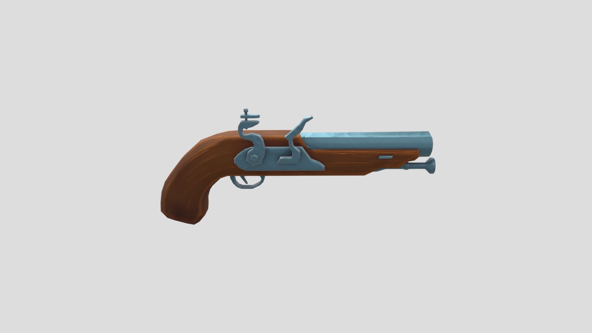 Stylized flintlock - 3D model by Tsonkovv [e76011d] - Sketchfab