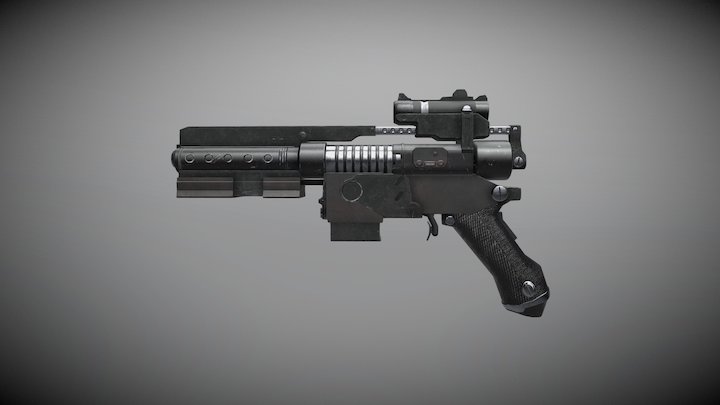 Blaster 3D Model