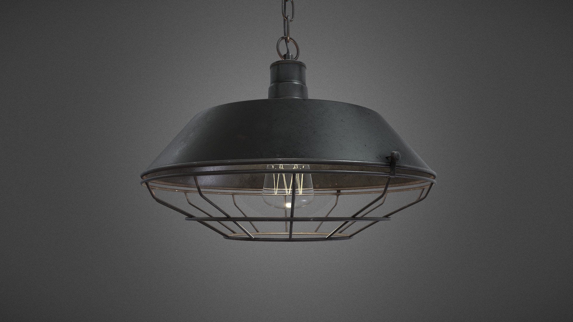 Retro ceiling light