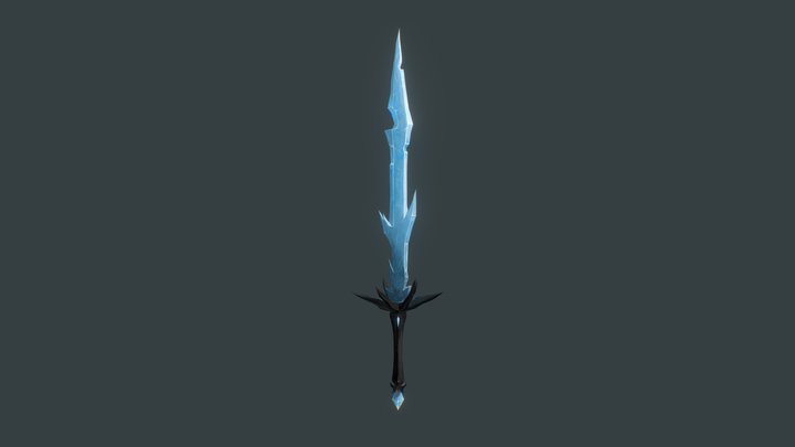 Ice Sword 3D Model