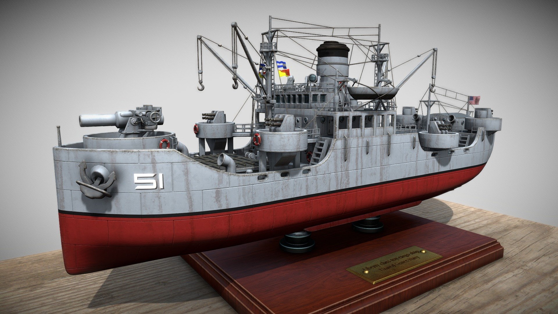 TOY Cargo_Ship class Liberty - 3D model by giobiancoFB (@giobiancoFB