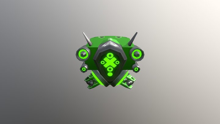 Green Low 3D Model