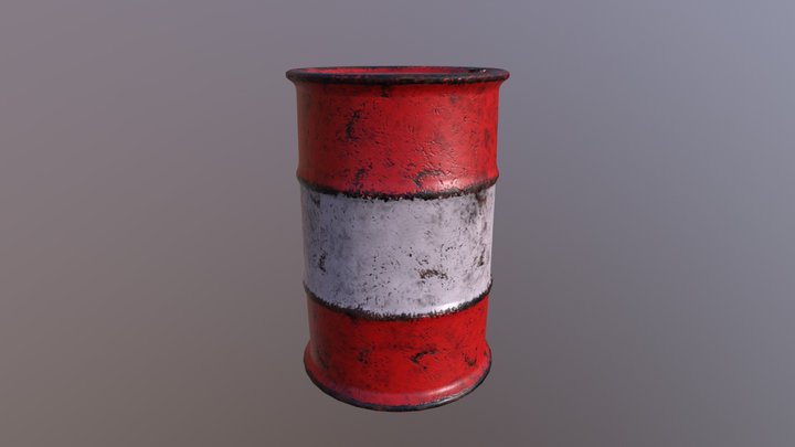 PetrolBarrel 3D Model