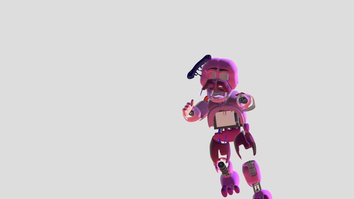 Pig Animatronique 3D Model