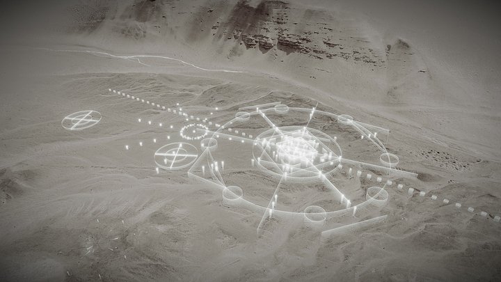 Estrella of Nazсa desert | Peru | №1 3D Model